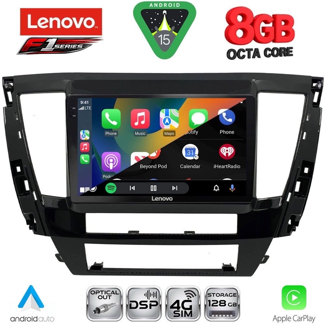 LENOVO SSR 10447S_CPA (9inc) MULTIMEDIA TABLET for MITSUBISHI PAJERO SPORT mod. 2020-2026