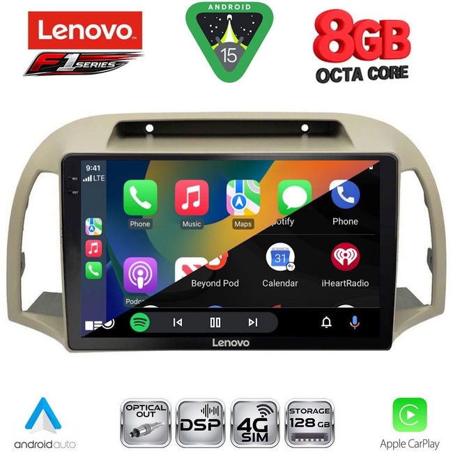 LENOVO SSR 10457BG_CPA (9inc) MULTIMEDIA TABLET for NISSAN MICRA K12 mod. 2002-2010 (BEIGE)