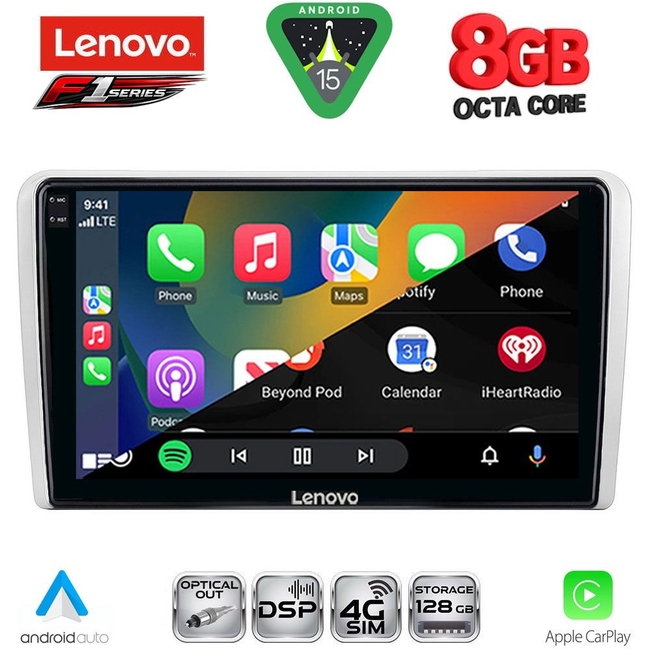 LENOVO SSR 10481SL_CPA (9inc) MULTIMEDIA TABLET for OPEL ALL mod. 2004-2014 (SILVER)