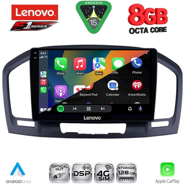 LENOVO SSR 10491BL_CPA (9inc) MULTIMEDIA TABLET for OPEL INSIGNIA mod. 2008-2013 (BLACK)