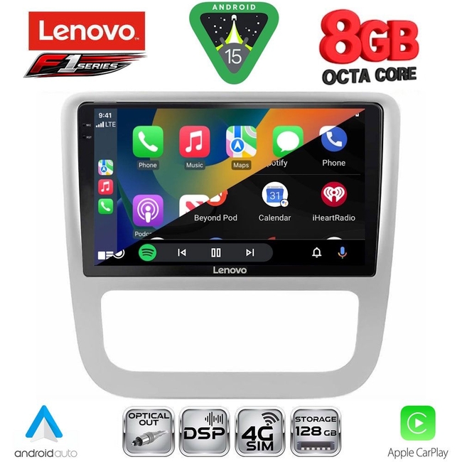 LENOVO SSR 10751_CPA CLIMA (9inc) MULTIMEDIA TABLET for VW EOS mod. 2006> - SCIROCCO mod. 2011-2014