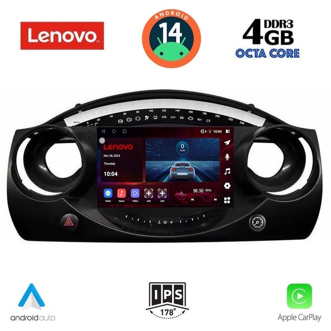 LENOVO SSV 8063_CPA (9inc) MULTIMEDIA TABLET for MINI COOPER (R50-R52-R53) mod. 2000-2006