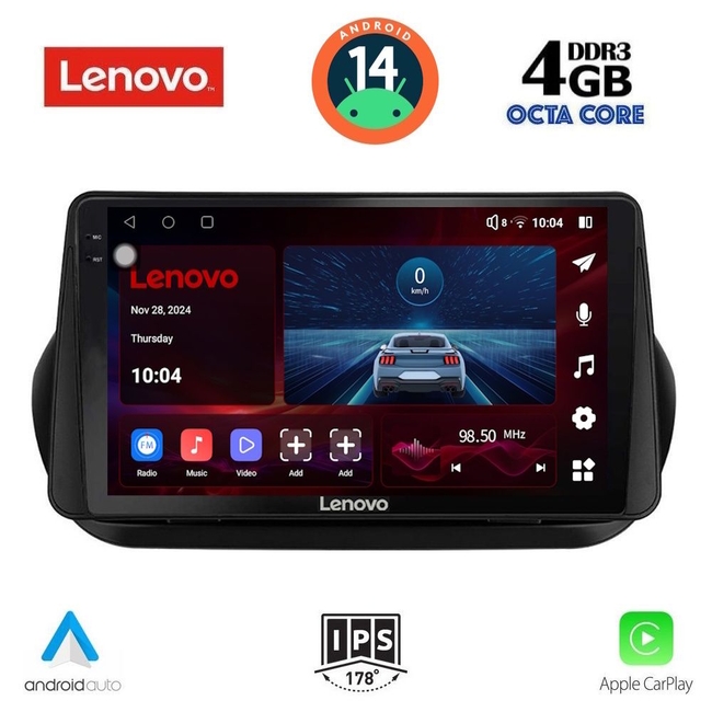 LENOVO SSV 8142_CPA (9inc) MULTIMEDIA TABLET for CITROEN – FIAT – PEUGEOT mod. 2008-2018