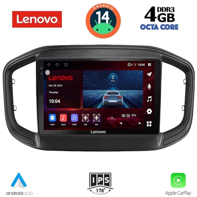 LENOVO SSV 8147_CPA (9inc) MULTIMEDIA TABLET for FIAT STRADA mod. 2020&gt;
