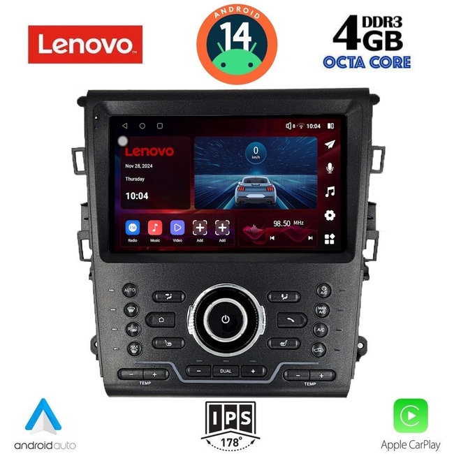 LENOVO SSV 8164_CPA CLIMA (9inc) MULTIMEDIA TABLET for FORD MONDEO mod. 2014>