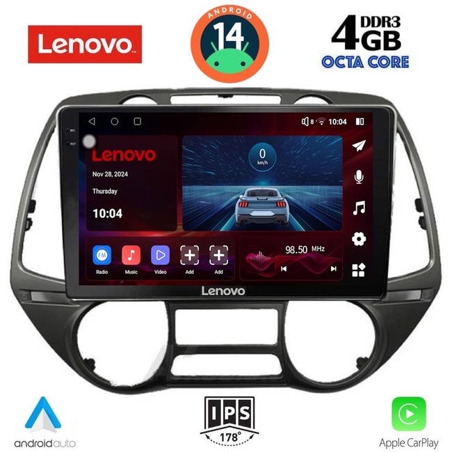 LENOVO SSV 8226_CPA  (9inc) MULTIMEDIA TABLET for HYUNDAI i20 mod. 2008-2013