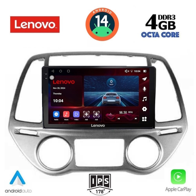 LENOVO SSV 8227_CPA CLIMA (9inc) MULTIMEDIA TABLET for HYUNDAI i20 mod. 2008-2012