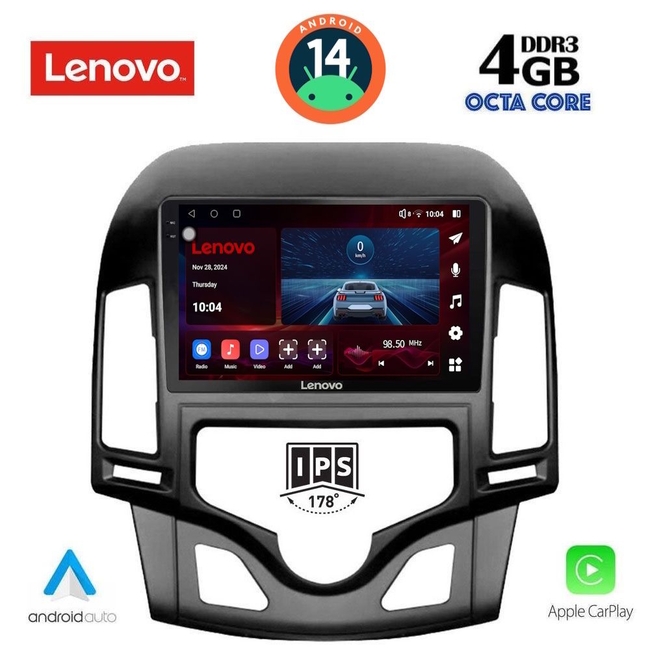 LENOVO SSV 8231_CPA CLIMA (9inc) MULTIMEDIA TABLET for HYUNDAI i30 mod. 2007-2012