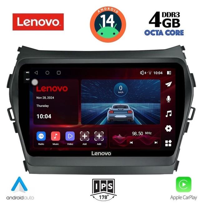 LENOVO SSV 8238_CPA (9inc) MULTIMEDIA TABLET for HYUNDAI IX45 mod. 2013-2017