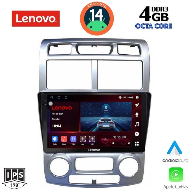 LENOVO SSV 8324_CPA (CLIMA) (9inc) MULTIMEDIA TABLET for KIA SPORTAGE mod. 2004-2010