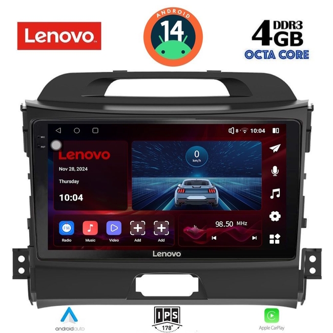 LENOVO SSV 8325_CPA (9inc) MULTIMEDIA TABLET for KIA SPORTAGE mod. 2010-2015