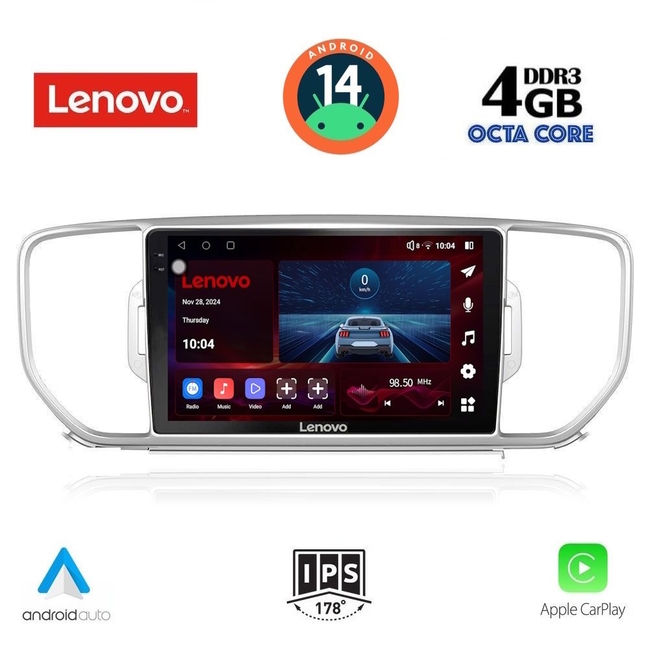 LENOVO SSV 8326_CPA (9inc) MULTIMEDIA TABLET for KIA SPORTAGE mod. 2015-2018