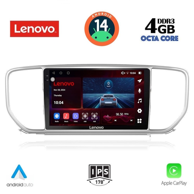 LENOVO SSV 8327_CPA (9inc) MULTIMEDIA TABLET for KIA SPORTAGE mod. 2018&gt;