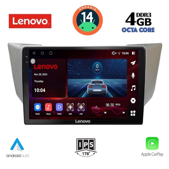 LENOVO SSV 8345_CPA (9inc) MULTIMEDIA TABLET for LEXUS RX 300 – 400 mod. 2003-2008