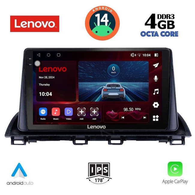 LENOVO SSV 8367_CPA (9inc) MULTIMEDIA TABLET for MAZDA 3 mod. 2014&gt;