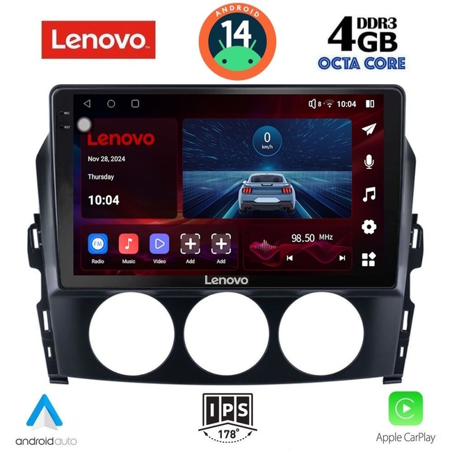 LENOVO SSV 8392_CPA (9inc) MULTIMEDIA TABLET for MAZDA MX5 mod. 2005-2015