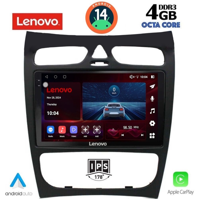 LENOVO SSV 8406_CPA (9inc) MULTIMEDIA TABLET for MERCEDES CLK (W209) mod. 2000-2004