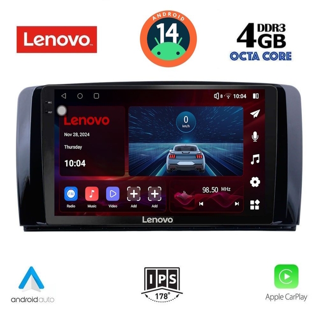 LENOVO SSV 8422_CPA (9inc) MULTIMEDIA TABLET for MERCEDES R (W251) mod. 2006-2015