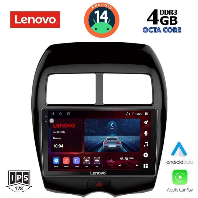 LENOVO SSV 8430_CPA (10inc) MULTIMEDIA TABLET for MITSUBISHI ASX mod. 2009&gt; - PEUGEOT 4008 mod. 2012-2018