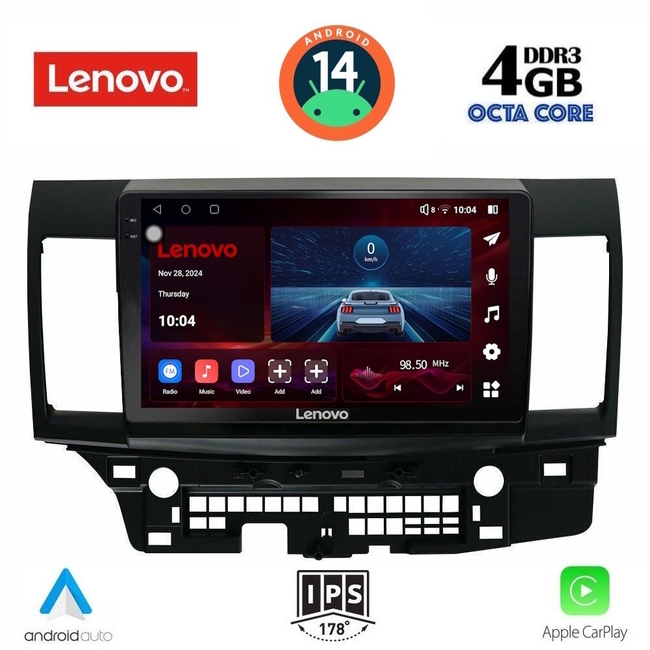 LENOVO SSV 8434_CPA (10inc) MULTIMEDIA TABLET for MITSUBISHI LANCER mod. 2008&gt;