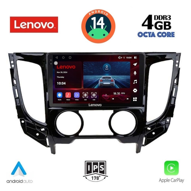LENOVO SSV 8437_CPA A/C (9inc) MULTIMEDIA TABLET for MITSUBISHI L200 mod. 2015&gt; με A/C