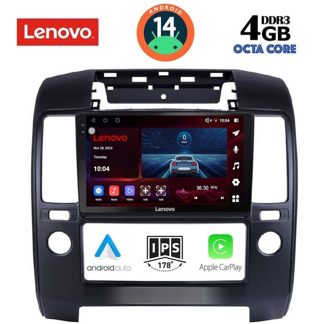 LENOVO SSV 8454_CPA A/C (9inc) MULTIMEDIA TABLET for NISSAN NAVARA D40 mod. 2006-2011 με A/C