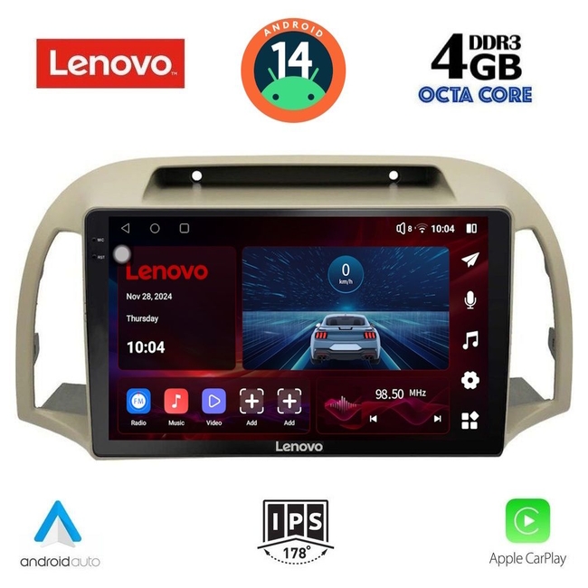 LENOVO SSV 8457_CPA (9inc) MULTIMEDIA TABLET for NISSAN MICRA K12 mod. 2002-2010
