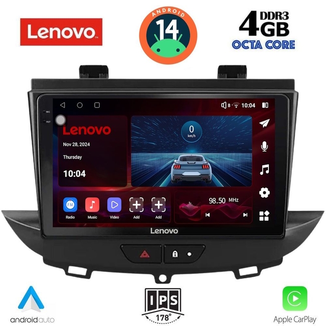 LENOVO SSV 8490_CPA (9inc) MULTIMEDIA TABLET for OPEL CROSSLAND – GRANDLAND mod. 2017>