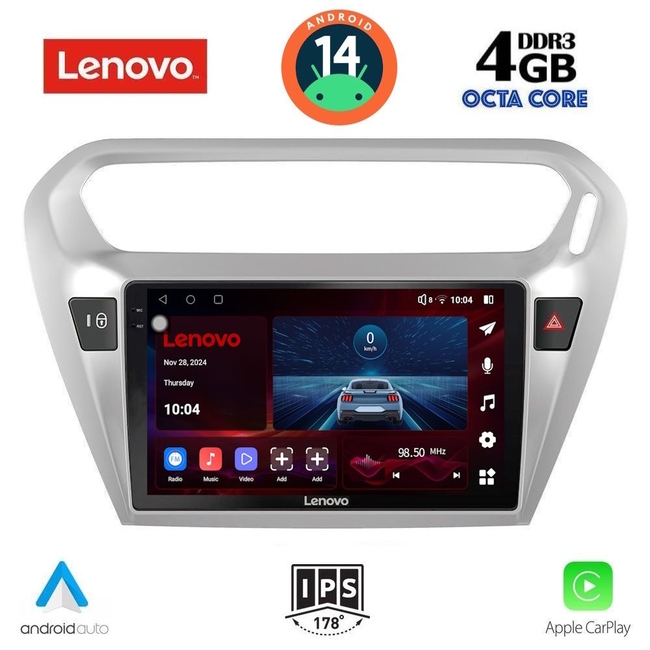 LENOVO SSV 8511_CPA (9inc) MULTIMEDIA TABLET for CITROEN ELYSEE – PEUGEOT 301 mod. 2013&gt;