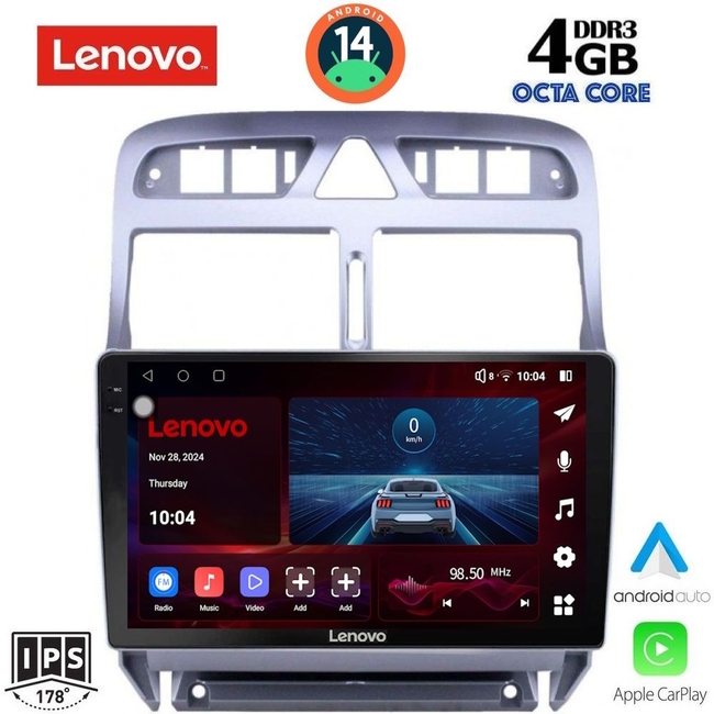 LENOVO SSV 8512_CPA (9inc) MULTIMEDIA TABLET for PEUGEOT 307 mod. 2001-2008