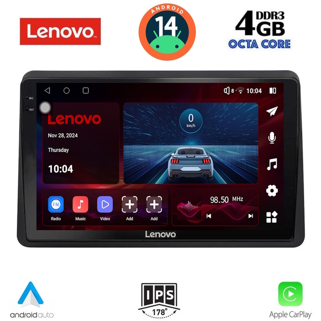 LENOVO SSV 8553_CPA (10inc) MULTIMEDIA TABLET for NISSAN NV400 – OPEL MOVANO – RENAULT MASTER mod. 2020&gt;