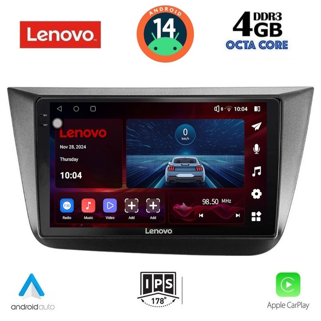 LENOVO SSV 8570_CPA (9inc) MULTIMEDIA TABLET for SEAT ALTEA mod. 2004-2015