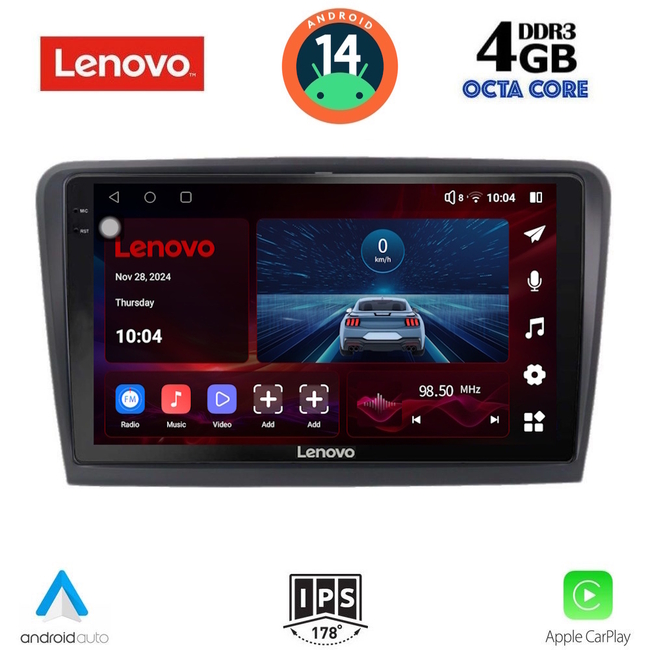 LENOVO SSV 8601_CPA (9inc) MULTIMEDIA TABLET for SKODA RAPID  mod. 2012&gt;