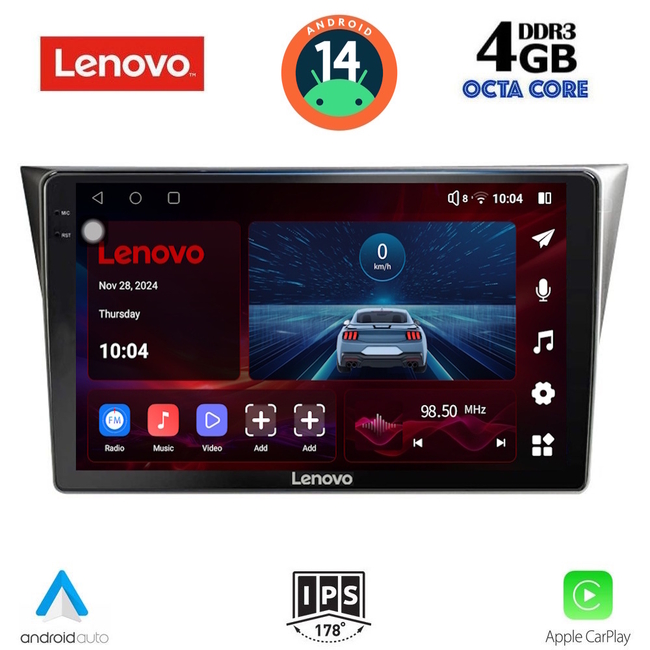 LENOVO SSV 8659_CPA (9inc) MULTIMEDIA TABLET for SUBARU IMPREZA mod. 2002-2008