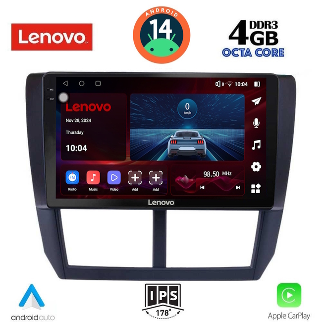 LENOVO SSV 8662_CPA (9inc) MULTIMEDIA TABLET for SUBARU FORESTER - IMPREZA - XV mod. 2008-2013
