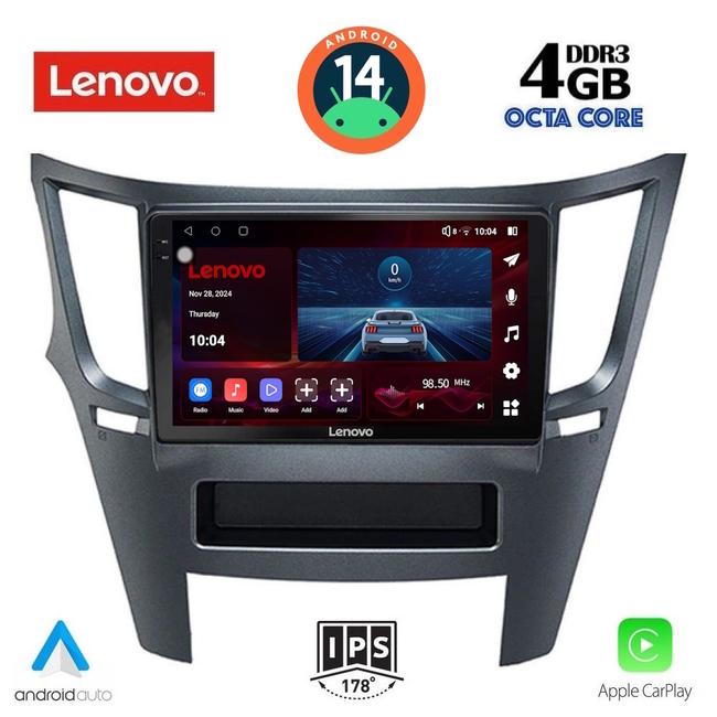 LENOVO SSV 8667_CPA (9inc) MULTIMEDIA TABLET for SUBARU LEGACY – OUTBACK mod. 2009>
