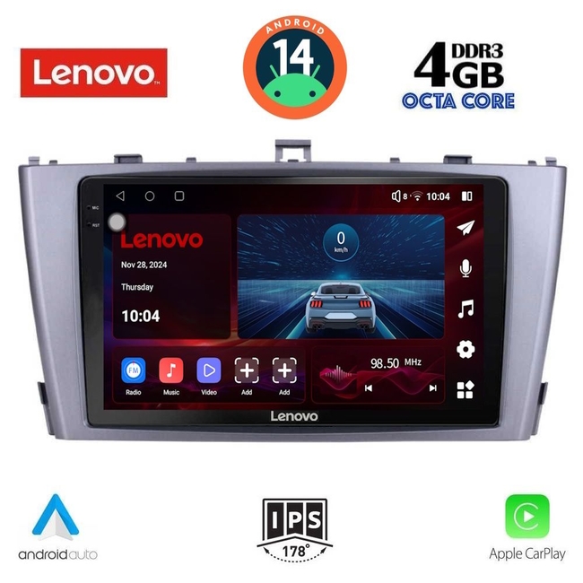 LENOVO SSV 8705_CPA (9inc) MULTIMEDIA TABLET for TOYOTA AVENSIS (T27) mod. 2009-2015
