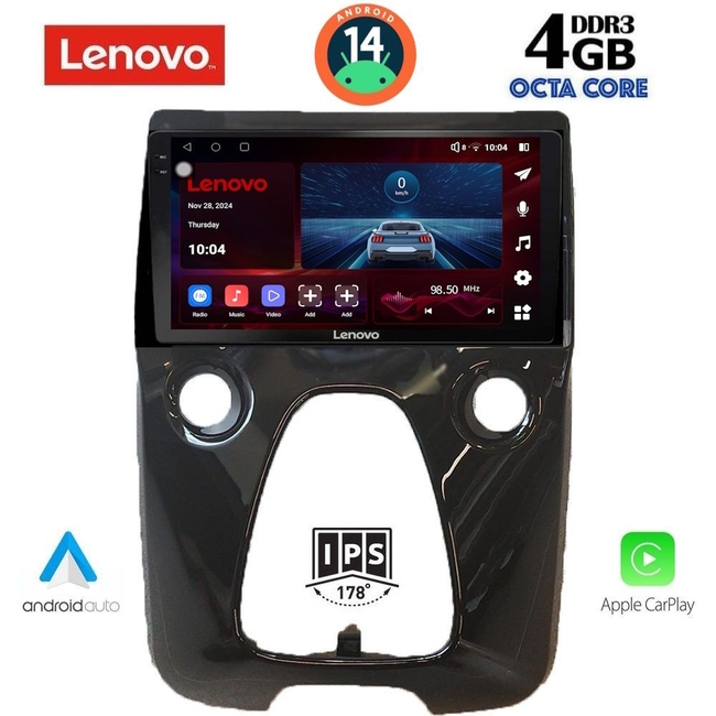 LENOVO SSV 8708_CPA A/C (10inc) MULTIMEDIA TABLET for CITROEN C1-PEUGEOT 108-TOYOTA AYGO mod. 2014&gt;