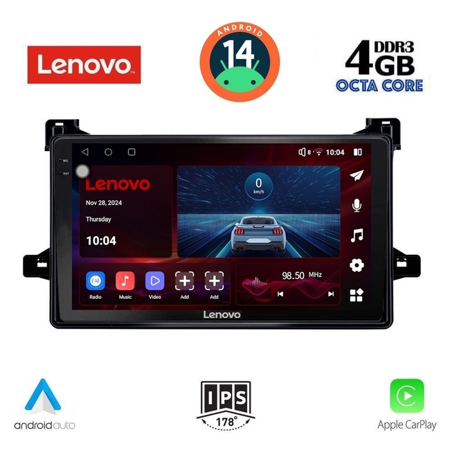 LENOVO SSV 8727_CPA (9inc) MULTIMEDIA TABLET for TOYOTA PRIUS mod. 2016-2020