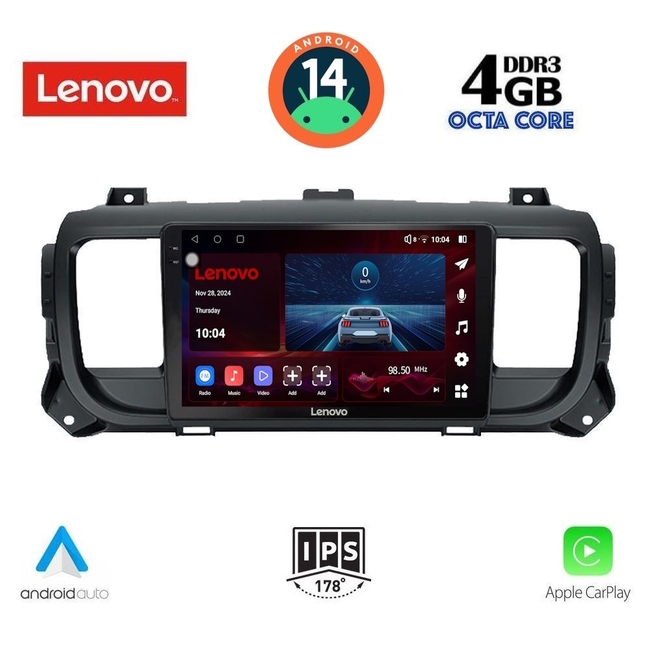 LENOVO SSV 8729_CPA (9inc) MULTIMEDIA TABLET for CITROEN JUMPY-SPACETOURER – PEUGEOT EXPERT-TRAVELLER – TOYOTA PROACE mod.2016&gt;