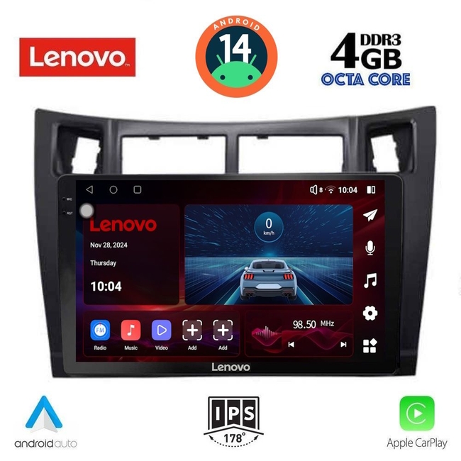 LENOVO SSV 8736_CPA (9inc) MULTIMEDIA TABLET for TOYOTA YARIS mod. 2006-2011
