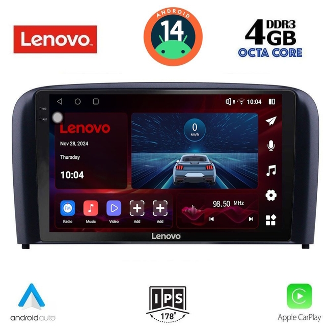 LENOVO SSV 8786_CPA (9inc) MULTIMEDIA TABLET for VOLVO S80 mod. 1999-2006