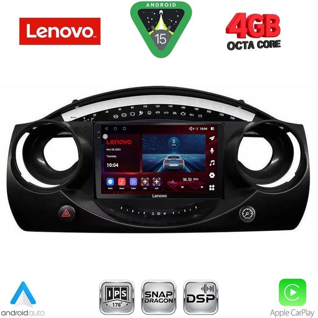 LENOVO SSV 9063_CPA (9inc) MULTIMEDIA TABLET for MINI COOPER (R50-R52-R53) mod. 2000-2006
