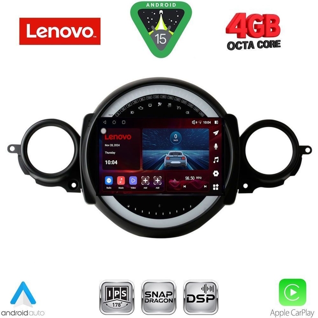 LENOVO SSV 9064_CPA (9inc) MULTIMEDIA TABLET for MINI COOPER (R56-R57) mod. 2006-2014 - CLUBMAN (R55) mod. 2007-2014