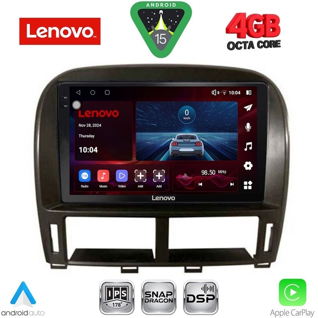 LENOVO SSV 9343_CPA (9inc) MULTIMEDIA TABLET for LEXUS LS 430 – XF 430 mod. 2000-2006