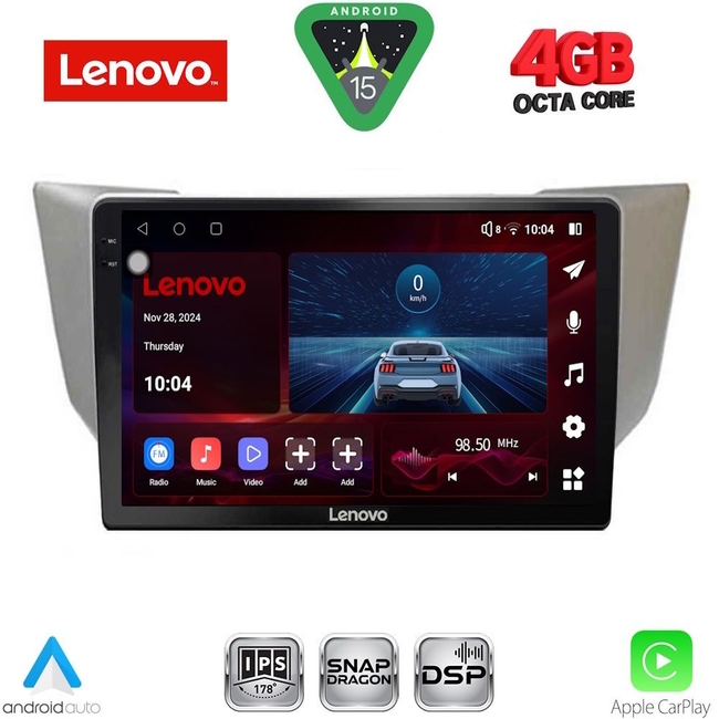 LENOVO SSV 9345_CPA (9inc) MULTIMEDIA TABLET for LEXUS RX 300 – 400 mod. 2003-2008