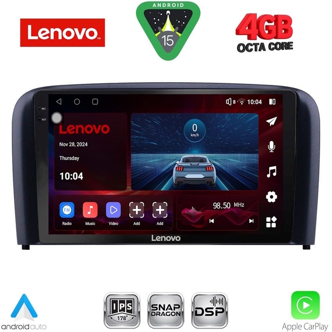 LENOVO SSV 9786_CPA (9inc) MULTIMEDIA TABLET for VOLVO S80 mod. 1999-2006