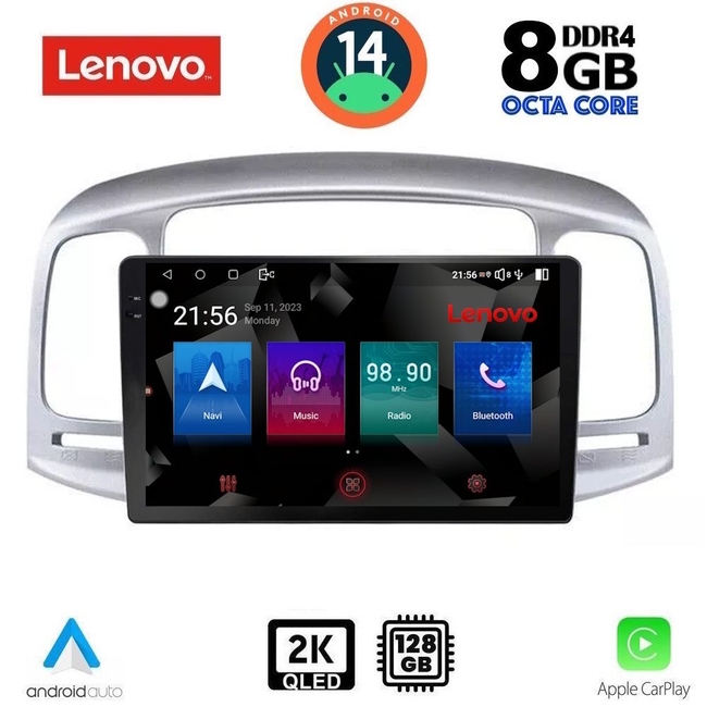 LENOVO SSW 10249_CPA (9inc) MULTIMEDIA TABLET for HYUNDAI ACCENT mod. 2005-2012