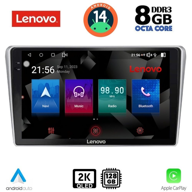 LENOVO SSW 10704_CPA (9inc) MULTIMEDIA TABLET for TOYOTA AVENSIS (T25) mod. 2003-2009