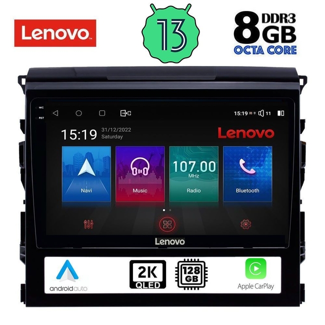 LENOVO SSW 10725_CPA (9inc) MULTIMEDIA TABLET for TOYOTA LANDCRUISER mod. 2016-2019